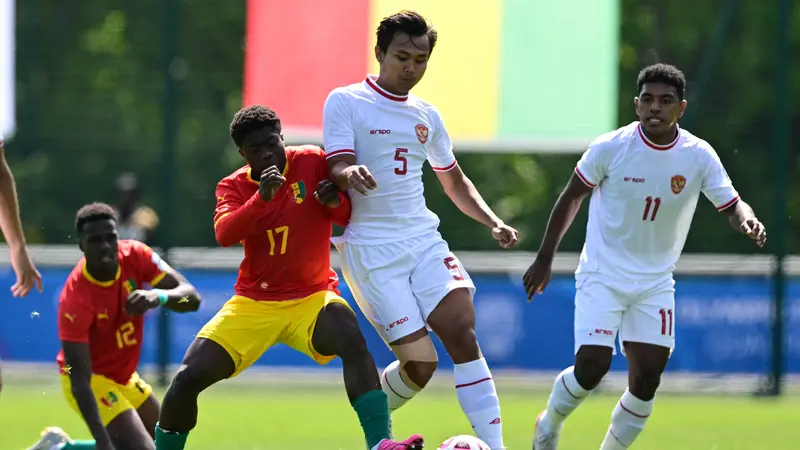 Indonesia Kalah 1-0 dari Guinea